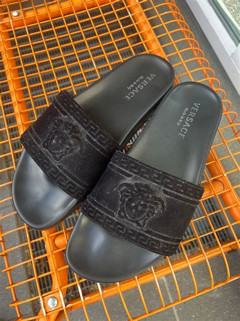 versace sliders womens|versace flip flops women's.